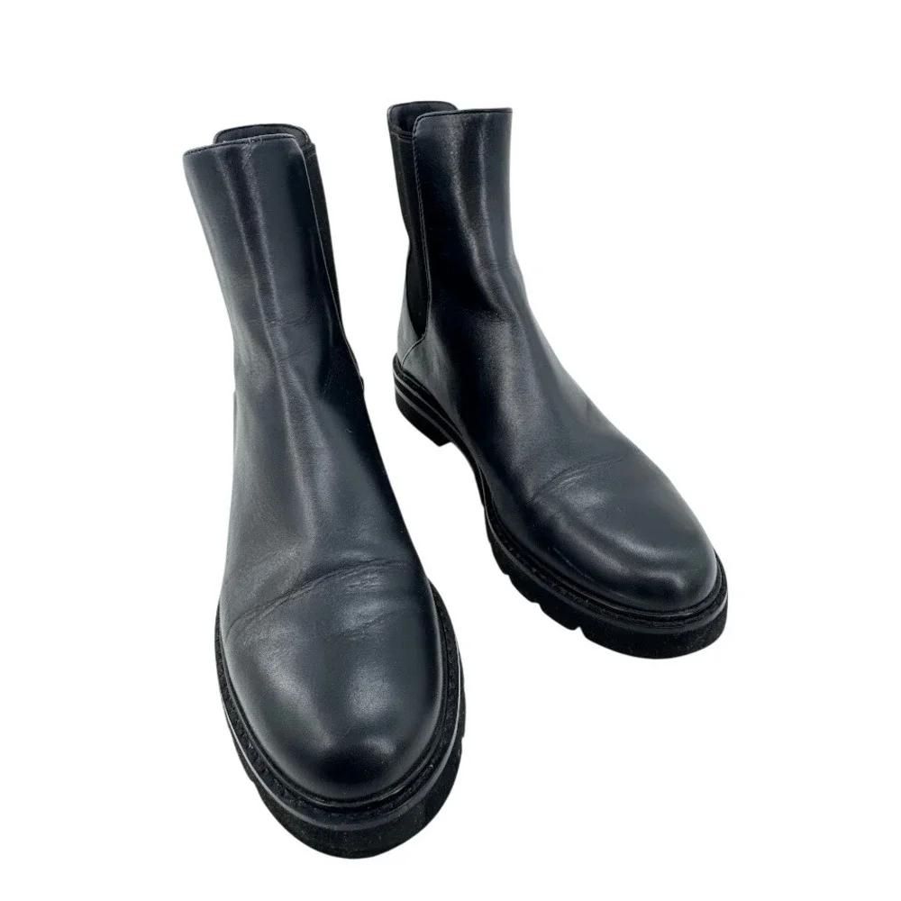 Stuart Weitzman Dylan Chelsea Bootie Black 6